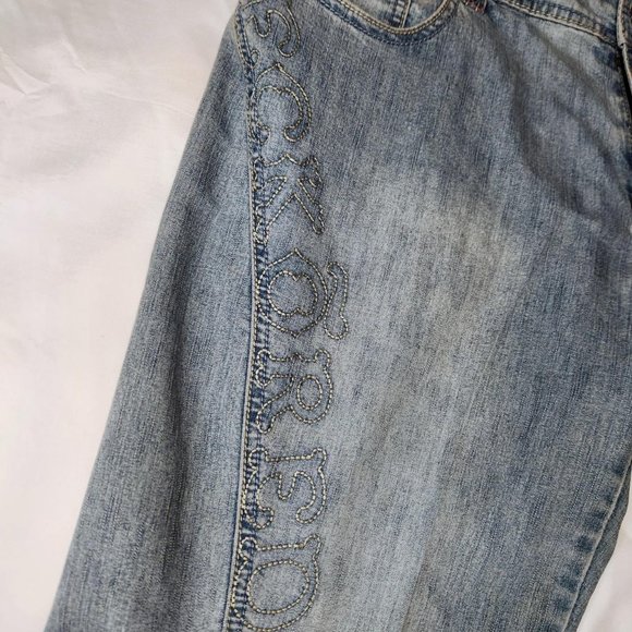 y2k low-rise Ecko red jeans, size 8 - Picture 4 of 5